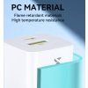 Wozinsky WWCEAC GaN USB-A USB-C 33W nabíječka do zásuvky - bílá