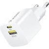 Wozinsky WWCEAC GaN USB-A USB-C 33W nabíječka do zásuvky - bílá