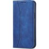 Pouzdro Magnet Fancy Case pro iPhone 14 Pro Max s výklopným stojánkem, modré