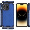 Kryt Honeycomb pro iPhone 14 Pro Max, hybridní, modrý