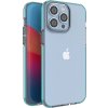 Silikonový Spring kryt pro iPhone 14 Pro Max s rámečkem světle modrý