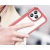 Pouzdro Outer Space pro iPhone 14 Pro Max, pevné, s gelovým rámečkem, červené