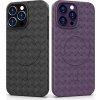Woven kryt MagSafe pro iPhone 15 Pro - černý