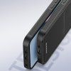 Peněženka 3v1 se stojánkem pro iPhone 15 Plus MagSafe RFID blokátor Dux Ducis Rafi Mag - černá