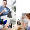 Peněženka 3v1 se stojánkem pro iPhone 15 Plus MagSafe RFID blokátor Dux Ducis Rafi Mag - černá