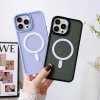 Magnetický barevný matný kryt pro iPhone 15 Plus - zelený