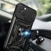Hybridní kryt Camshield se stojánkem a krytem kamery pro iPhone 15 Plus – modrý