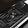 Hybridní kryt Camshield se stojánkem a krytem kamery pro iPhone 15 Plus – modrý