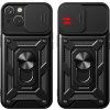 Hybridní kryt Camshield se stojánkem a krytem kamery pro iPhone 15 Plus – modrý