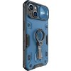 Magnetický kryt Nillkin CamShield Armor Pro pro iPhone 14 Plus Magnetický kryt MagSafe s ochranou fotoaparátu modrý