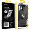 Pouzdro Wozinsky Ring Armor pro iPhone 14 Plus, magnetický držák, zlatý prsten