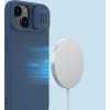 Silikonový kryt Nillkin CamShield Magnetic pro iPhone 14 Plus Magnetický kryt MagSafe s ochranou fotoaparátu, černý