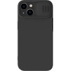 Silikonový kryt Nillkin CamShield Magnetic pro iPhone 14 Plus Magnetický kryt MagSafe s ochranou fotoaparátu, černý