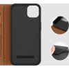 Pouzdro Dux Ducis Skin X2 pro iPhone 14 Plus s magnetickou klopou hnědé