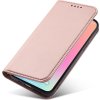 Pouzdro Magnet Card Case pro iPhone 14 Plus, odklápěcí kryt, peněženka, stojánek, růžová