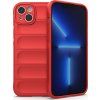 Pouzdro Magic Shield Case pro iPhone 14 Plus, flexibilní amor červené
