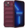 Elastické obrněné pouzdro Magic Shield pro iPhone 14 Plus v barvě vínové