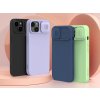 Silikonový kryt Nillkin CamShield Silky pro iPhone 14 Plus s ochranou fotoaparátu fialový