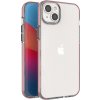 Silikonové pouzdro Spring Case pro iPhone 14 Plus s rámečkem světle růžové
