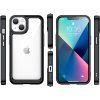 Pevný kryt Outer Space pro iPhone 14 Plus s gelovým rámem, černý
