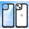 Pevný kryt Outer Space pro iPhone 14 Plus s gelovým rámem, černý
