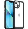 Pevný kryt Outer Space pro iPhone 14 Plus s gelovým rámem, černý
