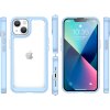 Tvrdý kryt Outer Space pre iPhone 14 Plus s gélovým rámom modrý