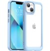 Pevný kryt Outer Space pro iPhone 14 Plus s gelovým rámečkem modrý