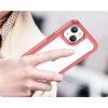 Pevný kryt Outer Space pro iPhone 14 Plus s gelovým rámečkem červený