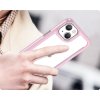 Pevný kryt Outer Space pro iPhone 14 Plus s gelovým rámečkem růžový