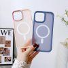 Matný magnetický kryt MagSafe Color pro iPhone 14 Plus - zelený