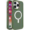 Matný magnetický kryt MagSafe Color pro iPhone 14 Plus - zelený