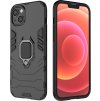 Pouzdro Ring Armor pro iPhone 14 Plus, obrněný kryt, magnetický držák, kroužek, černý