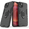 Pouzdro Ring Armor pro iPhone 14 Plus, obrněný kryt, magnetický držák, kroužek, černý