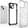 Hybridní armourovaný kryt Honeycomb pro iPhone 14 Plus, černý
