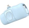 Wozinsky WF16-YLS 5000mAh 15W Lightning Mini Power Bank so vstavaným káblom USB-C a nabíjačkou pre Apple Watch - modrá