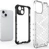 Hybridní armourovaný kryt Honeycomb pro iPhone 14, černý
