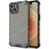 Hybridní armourovaný kryt Honeycomb pro iPhone 14, černý