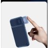 Pouzdro Nillkin Textured S pro iPhone 14 Pro, obrněný kryt s krytem fotoaparátu, modrý