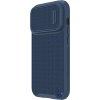Pouzdro Nillkin Textured S pro iPhone 14 Pro, obrněný kryt s krytem fotoaparátu, modrý