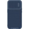 Pouzdro Nillkin Textured S pro iPhone 14 Pro, obrněný kryt s krytem fotoaparátu, modrý