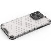 Hybridní armourovaný kryt Honeycomb pro iPhone 14 Pro modrý