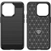 Flexibilní gelový zadní kryt Carbon Case pro iPhone 14 Pro modrý