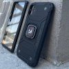 Pouzdro Wozinsky Ring Armor pro iPhone 14 Pro Max, magnetický držák, stříbrná
