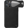 Nillkin CamShield Leather S Case iPhone 14 Pro Max s krytem fotoaparátu, černý