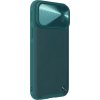 Kožený kryt Nillkin CamShield S Case pro iPhone 14 Pro Max s krytem fotoaparátu, zelený