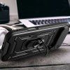 Hybrid Armor Camshield kryt pro iPhone 17 Air se stojánkem a krytem kamery - černý