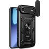 Hybrid Armor Camshield kryt pro iPhone 17 Air se stojánkem a krytem kamery - černý