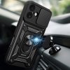 Hybrid Armor Camshield kryt pro iPhone 17 se stojánkem a krytem kamery - černý