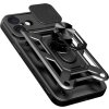 Hybrid Armor Camshield kryt pro iPhone 17 se stojánkem a krytem kamery - černý